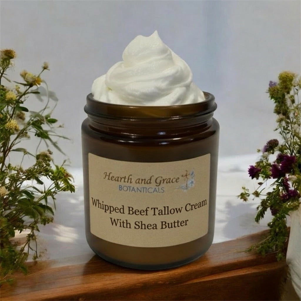 Whipped Beef Tallow Cream with Shea Butter