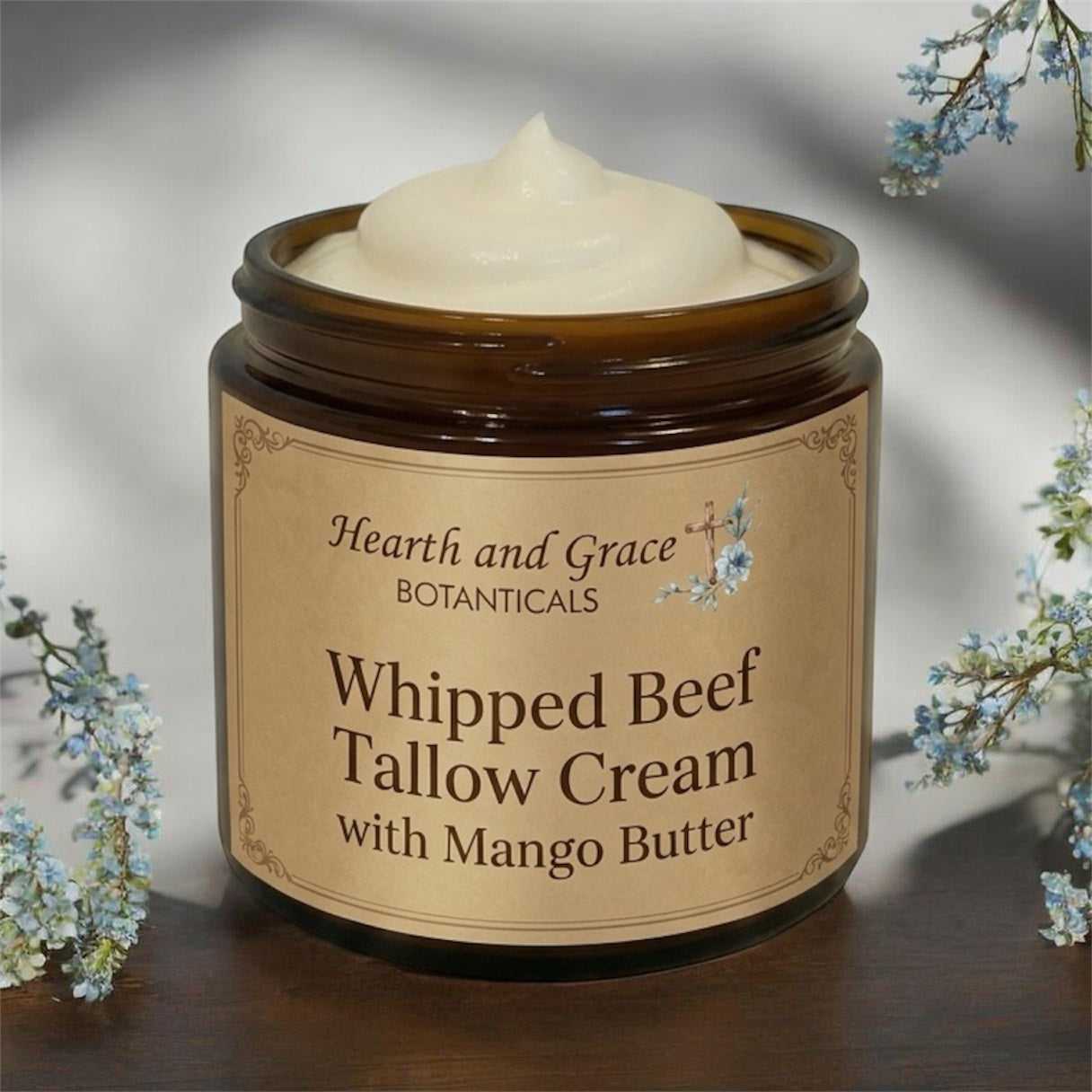 Whipped Beef Tallow Cream with Mango Butter