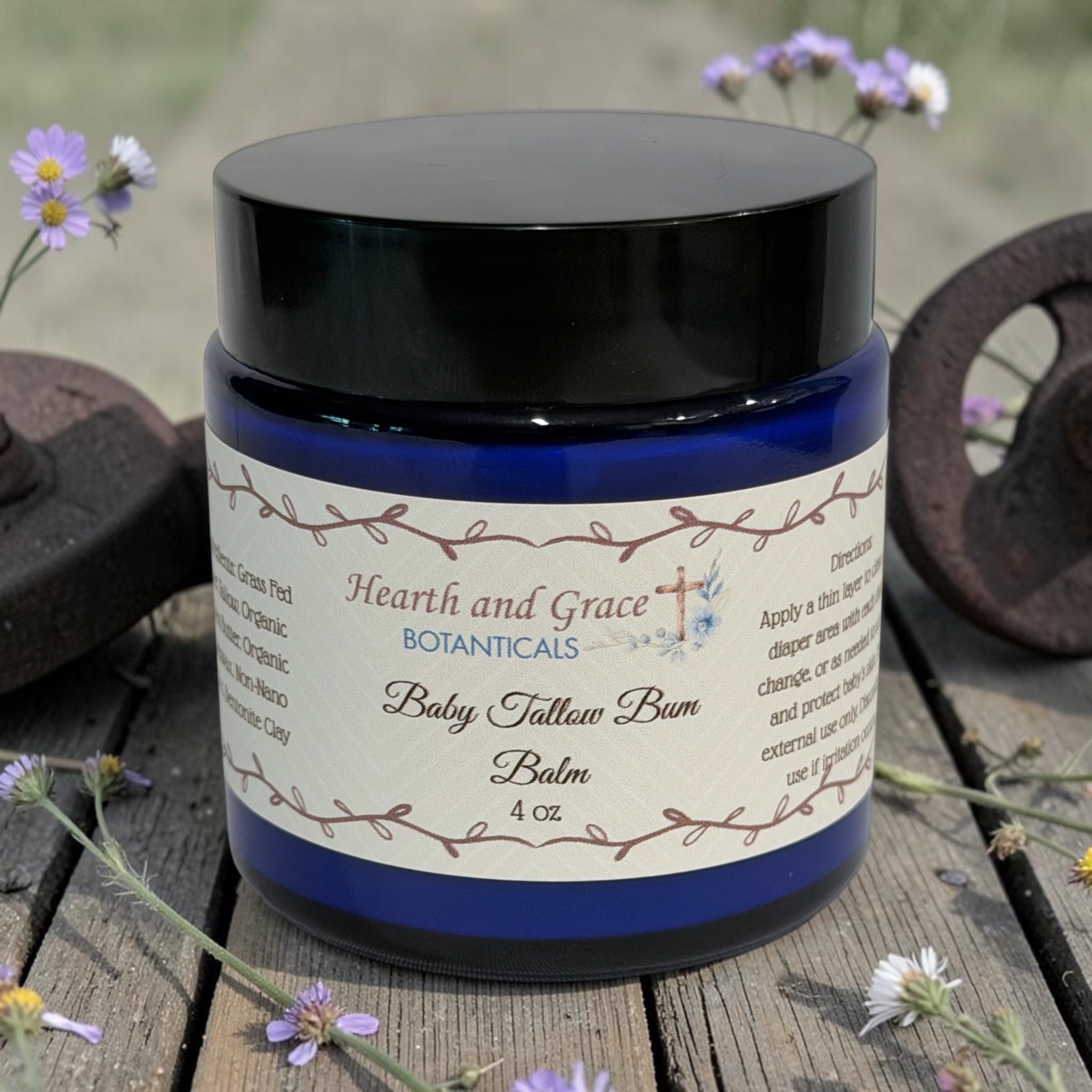 Baby Tallow Bum Balm – All‑Natural Diaper Rash Cream